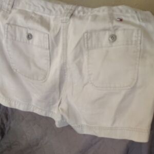 Tommy Hilfiger White Cargo Shorts